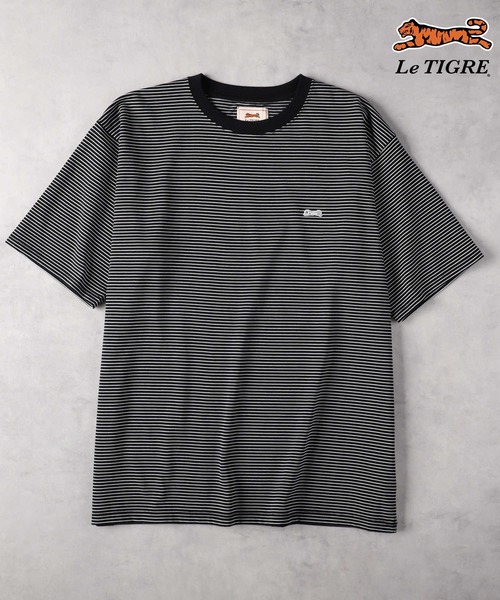 TENDERLOIN BAJA SHIRT 半袖シャツ　刺繍　tシャツ m Right-on tシャツ 「Le TIGRE」ワンポイント刺繍半袖Tシャツ