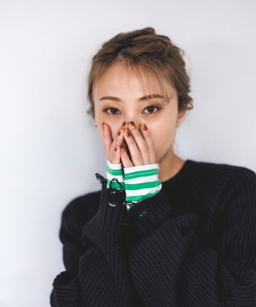 SANSeLF 「SANSeLF」 長袖カットソー FREE グリーン レディース