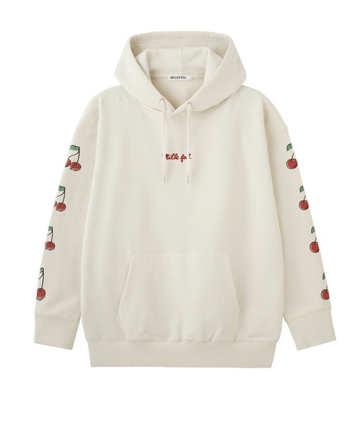 MILKFED.（ミルクフェド） パーカー SIDE CHERRIES SWEAT HOODIE