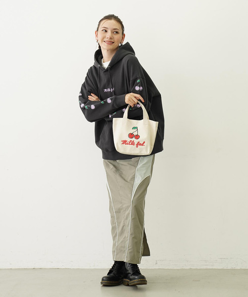 MILKFED.×M!LK Sweat　チャコールグレー MILKFED.×M!LK Sweat チャコールグレー MILKFED.×M!LK Sweat