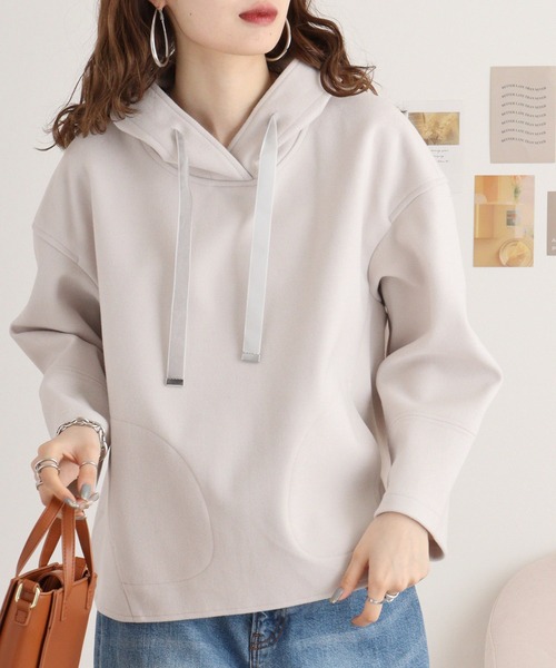 パーカー Eglantine フェイクウールフーディ レディース EGLANTINE パーカー Eglantine フェイクウールフーディ