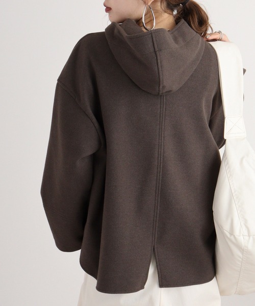 パーカー Eglantine フェイクウールフーディ レディース EGLANTINE パーカー Eglantine フェイクウールフーディ