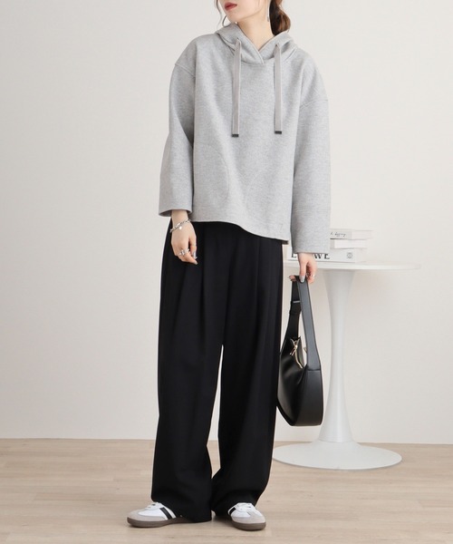 パーカー Eglantine フェイクウールフーディ レディース EGLANTINE パーカー Eglantine フェイクウールフーディ