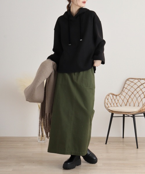 パーカー Eglantine フェイクウールフーディ レディース EGLANTINE パーカー Eglantine フェイクウールフーディ