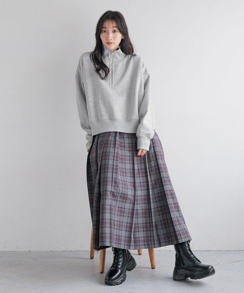 LOWRYS FARM トレーナー スウェット キモウウラケハイZIPLS