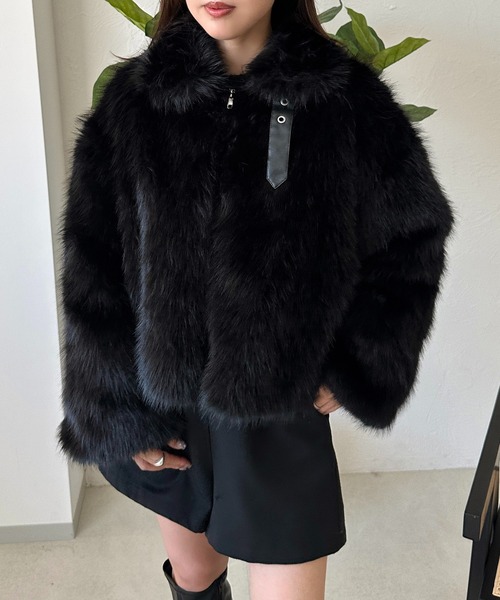 apres jour mignon ファージャケット アプレジュールミニョン apres jour mignon（アプレジュールミニョン） ブルゾン アウター