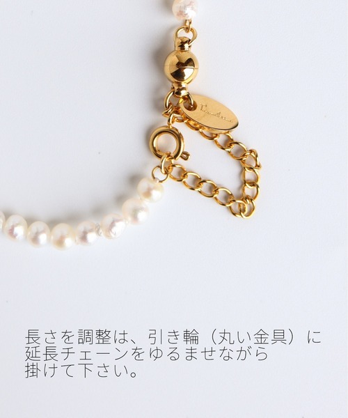 ネックレス 「TUWAKRIM」ミニパールネックレス レディースの画像