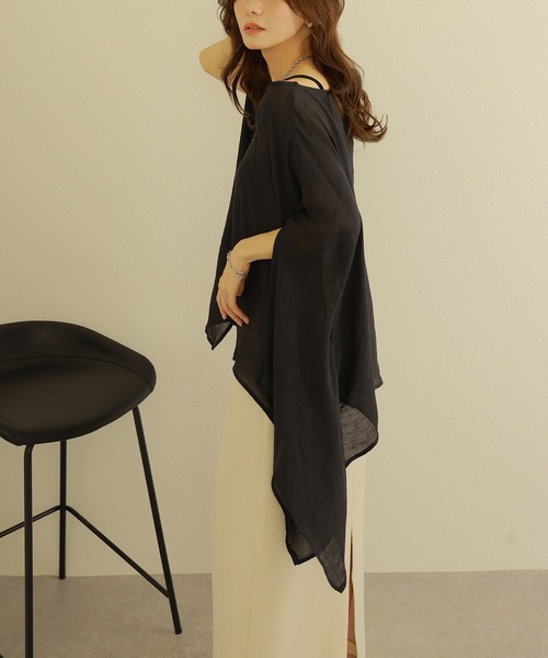 Deuxieme Classe Sheer Slit Sleeveプルオーバー Deuxieme Classe Sheer Slit Sleeve プルオーバー