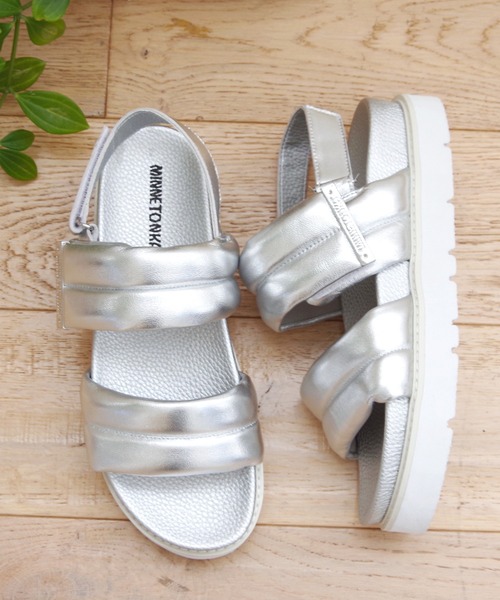 Minnetonka（ミネトンカ） 厚底 サンダル プラットフォームパファー