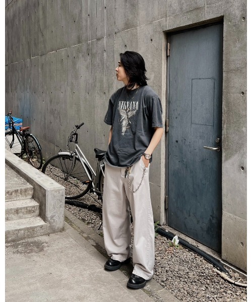 ANDRAP tシャツ ANDRAP/アンドラップ/NIRVANA S/S TEE/ニルヴァーナ