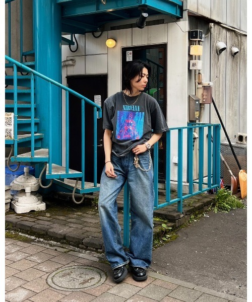 ANDRAP tシャツ ANDRAP/アンドラップ/NIRVANA S/S TEE/ニルヴァーナ