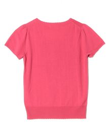 「LAISSE PASSE」 ビジューニットアンサンブル 38 レッド レディースの画像4