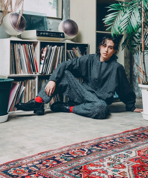 JieDa（ジエダ） パーカー CHECK PULLOVER PARKA メンズ レディース