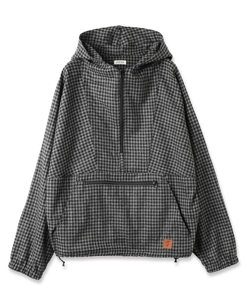 JieDa（ジエダ） パーカー CHECK PULLOVER PARKA メンズ レディース