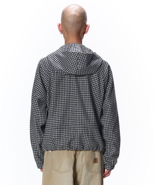 JieDa（ジエダ） パーカー CHECK PULLOVER PARKA メンズ レディース