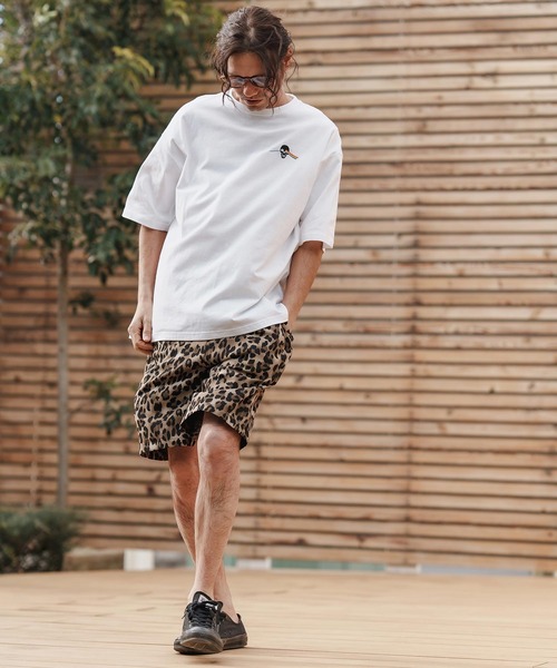 【CAMBIO】mp13371- レオパード柄ショートパンツ CAMBIO パンツ mp13371-Soft Touch Leopard Pattern Shorts