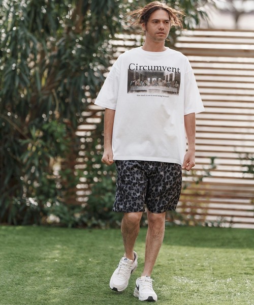 【CAMBIO】mp13371- レオパード柄ショートパンツ CAMBIO パンツ mp13371-Soft Touch Leopard Pattern Shorts