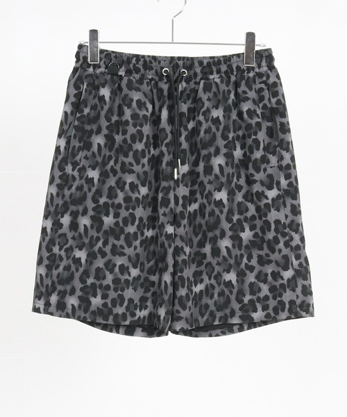 【CAMBIO】mp13371- レオパード柄ショートパンツ CAMBIO パンツ mp13371-Soft Touch Leopard Pattern Shorts