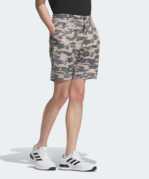 (試着のみ)adidas 【ゴルフ】 エキップメント ショートパンツ J/3XL adidas（アディダス） パンツ 撥水 カモフラージュ柄ショートパンツ