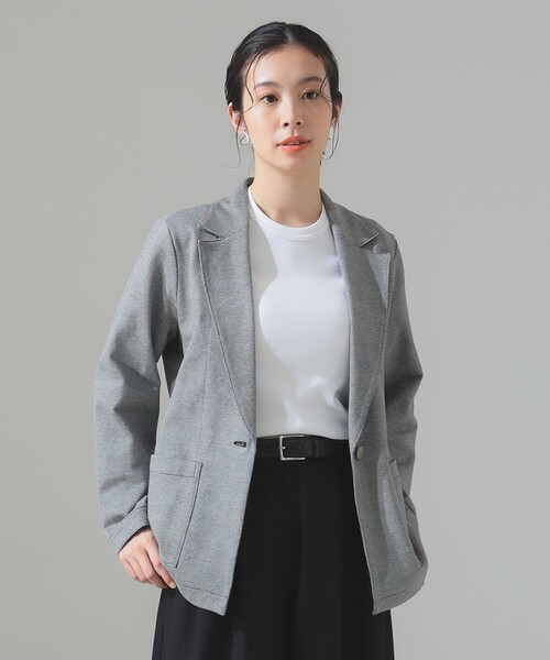 BEAMS GOLF レディースジャケット グレー Demi-Luxe BEAMS（デミルクス ビームス） ジャケット テーラード