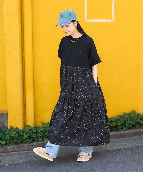 FREAK'S STORE ワンピース ドットコンビ ドッキング 切り替え