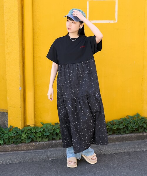 FREAK'S STORE ワンピース ドットコンビ ドッキング 切り替え