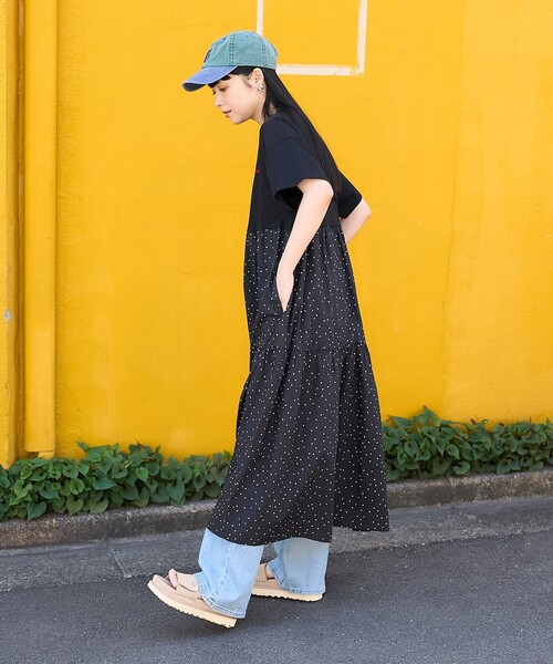 ドッキングワンピース 楽天市場】【hiiさんコラボ】小さいサイズ 長袖ドッキング