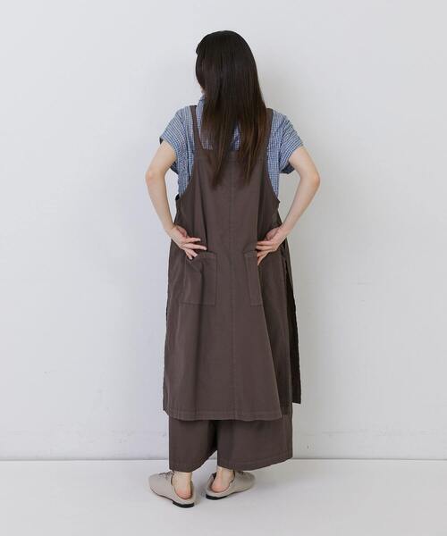 papapa さん専用Suspender サロペット ステッチ ベージュ conges payes ADIEU TRISTESSE サロペット オーバーオール