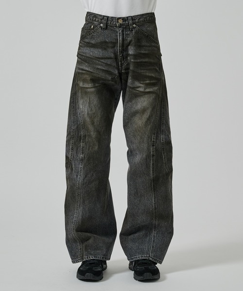 NVRFRGT 3D TWISTED JEANS サイズ2 NVRFRGT 3D TWISTED WIDE LEG JEANS - メルカリ