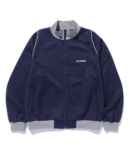 【高価値】 XLARGE 「XLARGE」 ジャージブルゾン M ネイビー メンズ メンズウェア