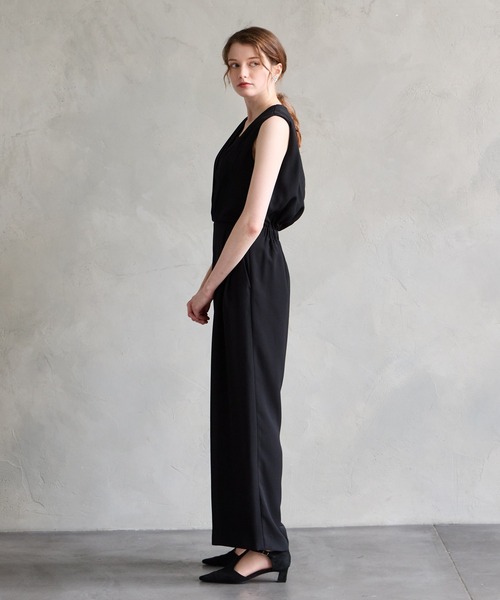 AIMER エメ オールインワンパンツドレス 9号 ベルト 付き AIMER エメ オールインワンパンツドレス 9号 ベルト 付き 楽天