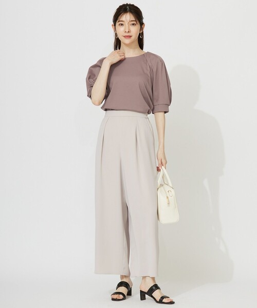 any SiS パンツ サラキレイ ワイドパンツ レディース : ZOZOTOWN
