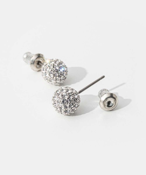 SWAROVSKI ピアス Swarovski DEXTERA:PE SPHERE CRY/RHS