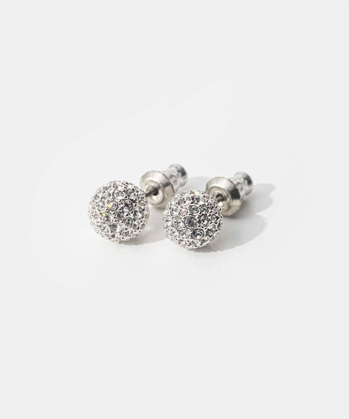 SWAROVSKI ピアス Swarovski DEXTERA:PE SPHERE CRY/RHS
