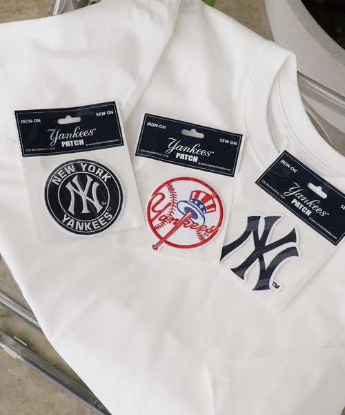 MLB ステッカー MLB/エムエルビーYANKEES PATCHES ワッペン