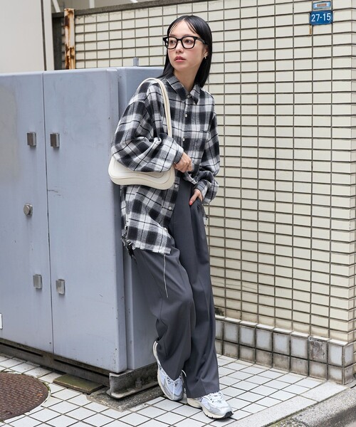 「Freada」 長袖シャツ ONE SIZE ブラウン レディース FREAK'S STORE 「FREAK'S STORE」 長袖シャツ フリ- ブラウン
