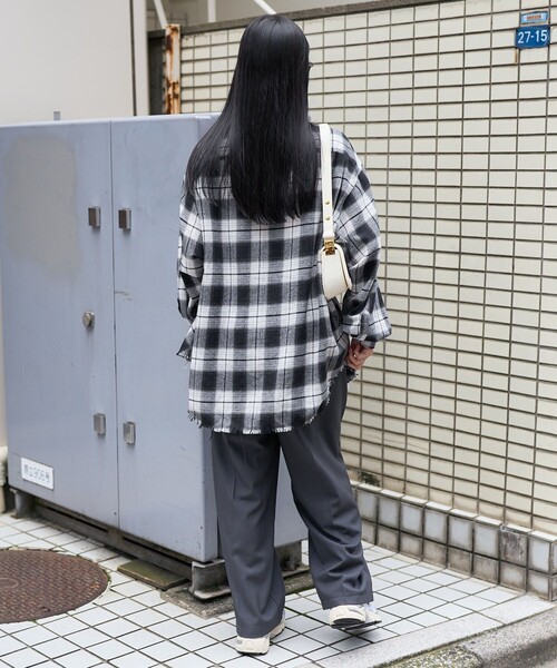 「Freada」 長袖シャツ ONE SIZE ブラウン レディース FREAK'S STORE 「FREAK'S STORE」 長袖シャツ フリ- ブラウン