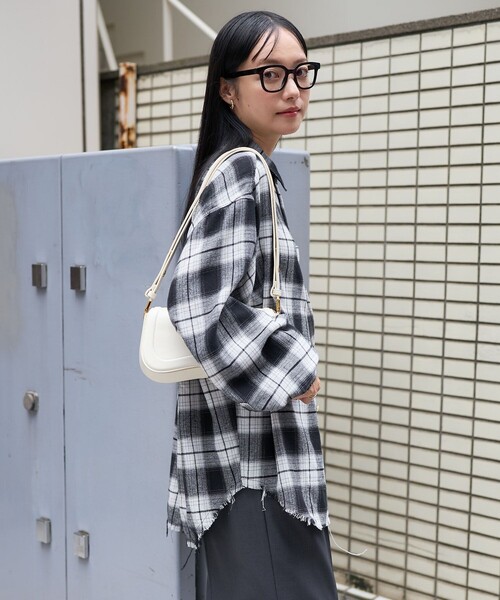 「Freada」 長袖シャツ ONE SIZE ブラウン レディース FREAK'S STORE 「FREAK'S STORE」 長袖シャツ フリ- ブラウン