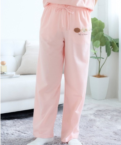 チュチュアンナ（tutuanna） パジャマ ルームウェア 裏毛3連犬さがら