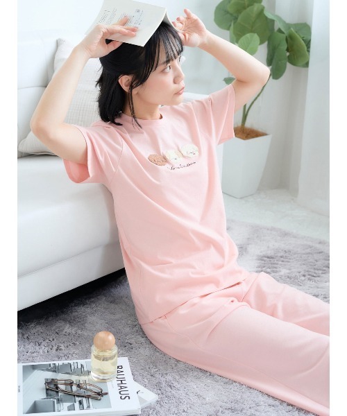 チュチュアンナ（tutuanna） パジャマ ルームウェア 裏毛3連犬さがら