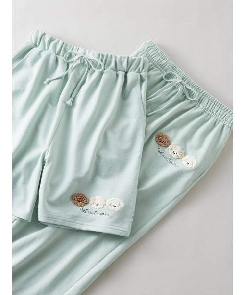 チュチュアンナ（tutuanna） パジャマ ルームウェア 裏毛3連犬さがら