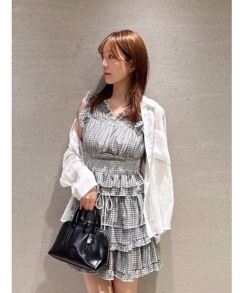 SNIDEL - SNIDEL シャーリングフリルブラウス SNIDEL｜シャーリングフリルブラウス | Rakuten Fashion(楽天