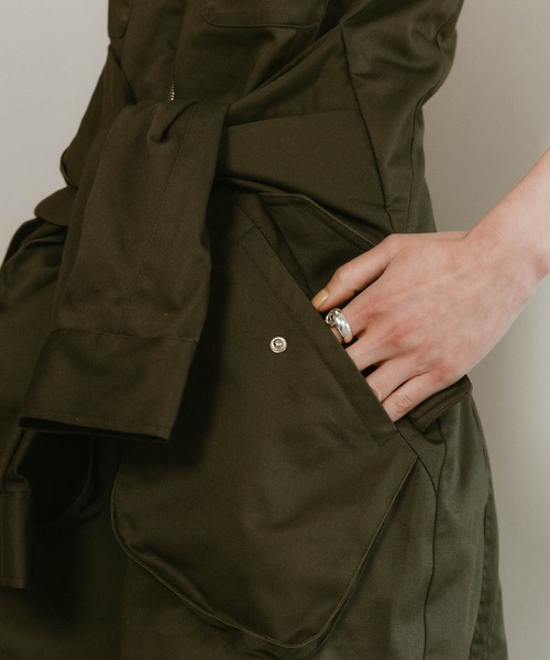 Knuth Marf オリーブ オールインワン Knuth Marf オールインワン 「Knuth Marf」2way front cross all
