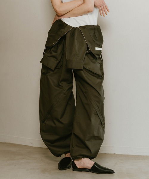 サロペット・オーバーオール・オールインワン knuth marf summer jumpsuit / beige サロペット・オーバーオール・オールインワン knuth marf summer
