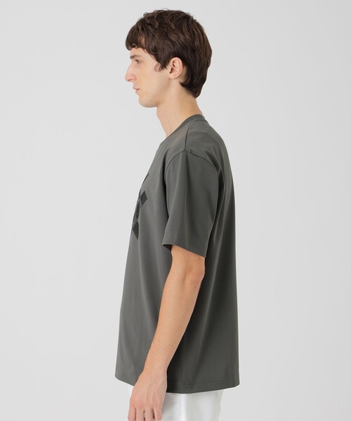 BLACK LABEL CRESTBRIDGE tシャツ テクスチャーロゴグラフィック