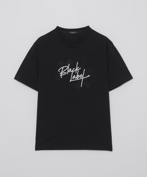 BLACK LABEL CRESTBRIDGE tシャツ テクスチャーロゴグラフィック