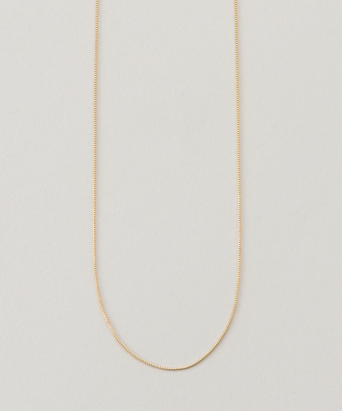 GIGI ゴールドチェーンネックレス HELIOS / Helios Square chain necklace - GIGI Jewelry