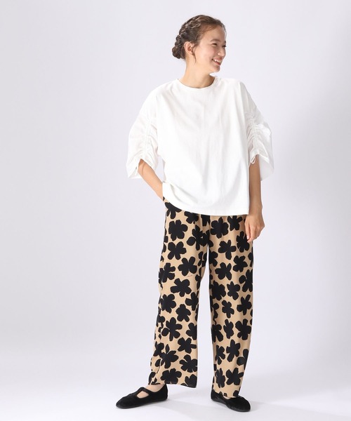 「niko and...」 半袖カットソー LARGE オフホワイト レディース
