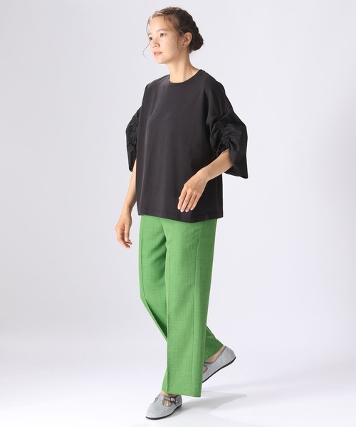 「niko and...」 半袖カットソー LARGE オフホワイト レディース