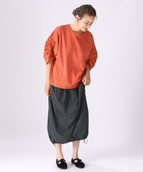 「niko and...」 半袖カットソー LARGE オフホワイト レディース